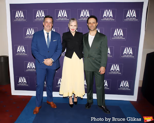 Chris Thorn, Elizabeth McGovern and Aaron Costa Ganis Photo