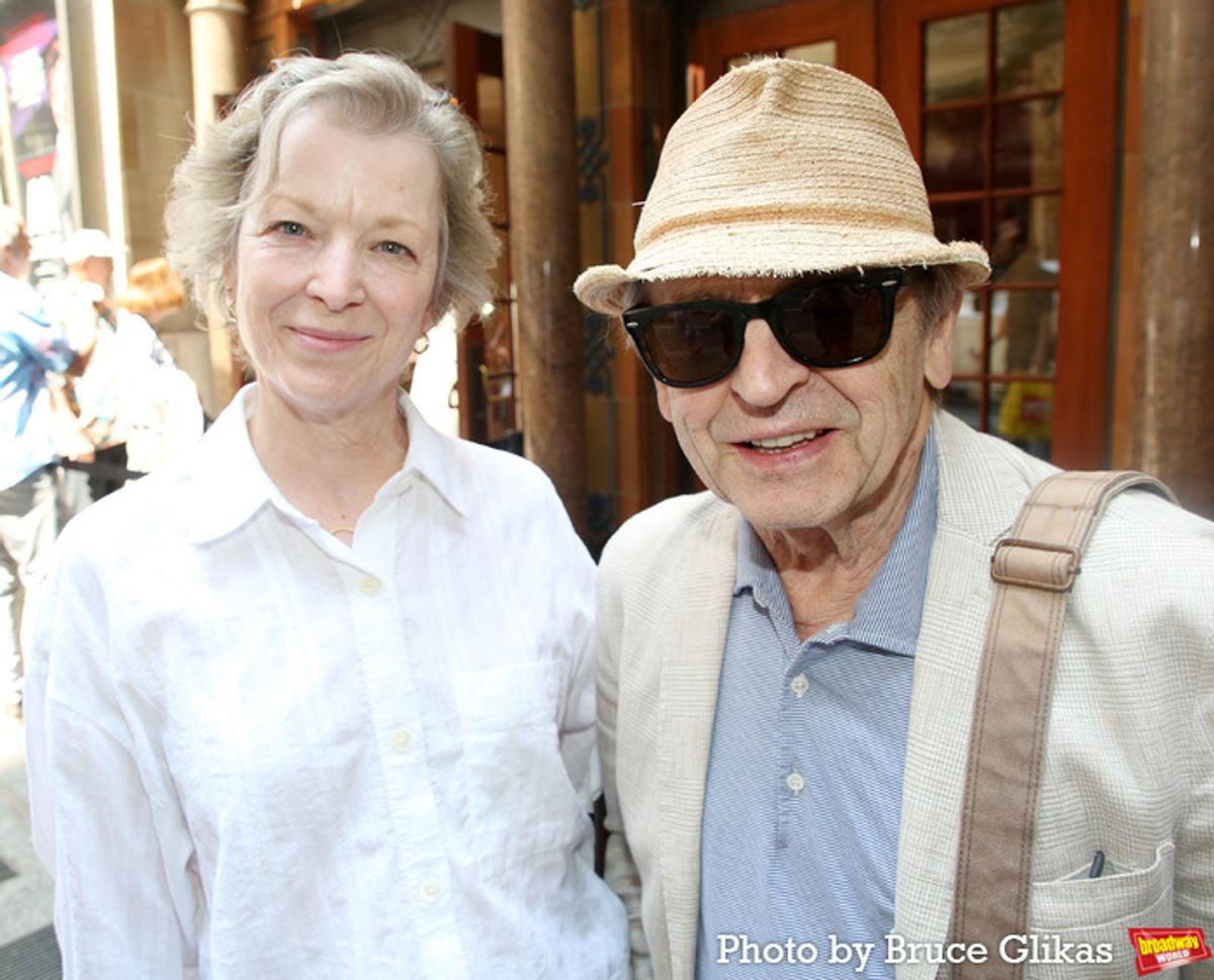 Lisa Rinehart and Mikhail Baryshnikov at 
