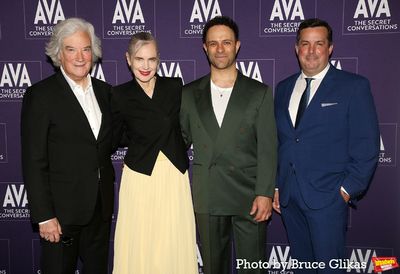 Producer Karl Sydow, Elizabeth McGovern, Aaron Costa Ganis and Chris Thorn Photo