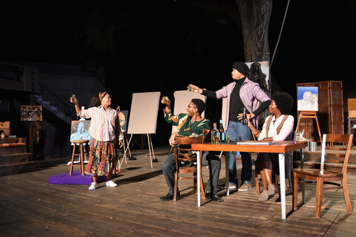 LeShay Tomlinson Boyce, Kameron J. Brown, Max Lawrence and Sydney A. Mason at 