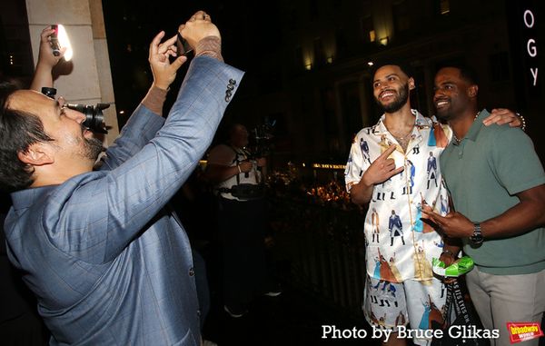 Lin-Manuel Miranda, Trey Curtis and Jared Dixon Photo