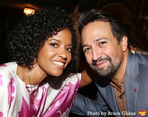 Renée Elise Goldsberry and Lin-Manuel Miranda @ BroadwayWorld Renée Elise Goldsberry and Lin-Manuel Miranda Photo