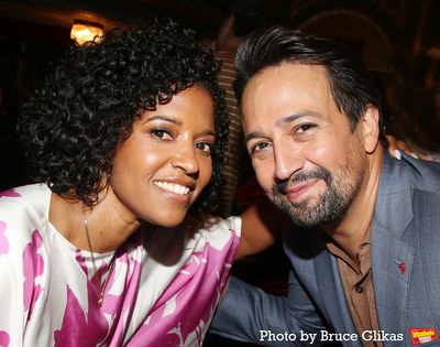 Renée Elise Goldsberry and Lin-Manuel Miranda Photo