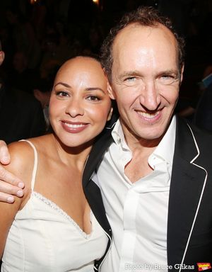 Jasmine Cephas Jones and Jeffrey Seller @ BroadwayWorld Jasmine Cephas Jones and Jeffrey Seller Photo