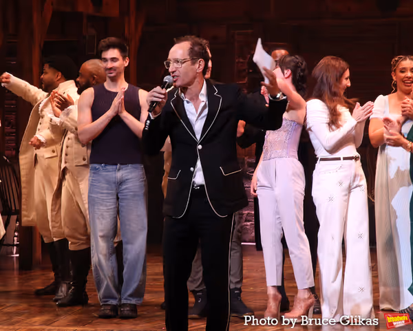 Jeffrey Seller with The Cast and Alumni of 