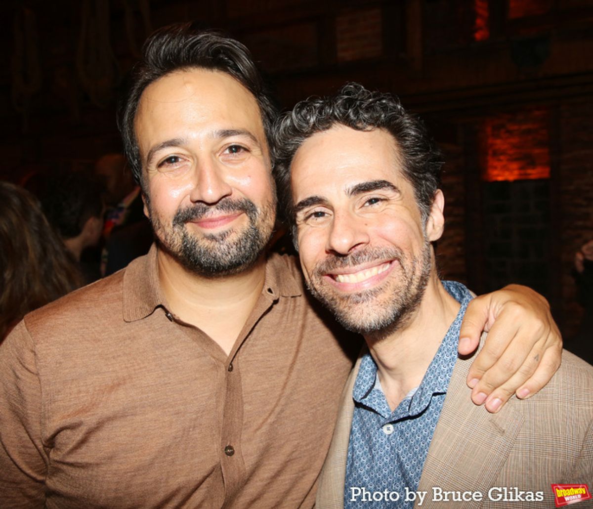 Lin-Manuel Miranda and Alex Lacamoire  at 