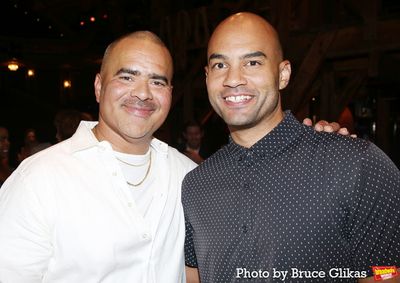 Christopher Jackson and Nicholas Christopher  Photo