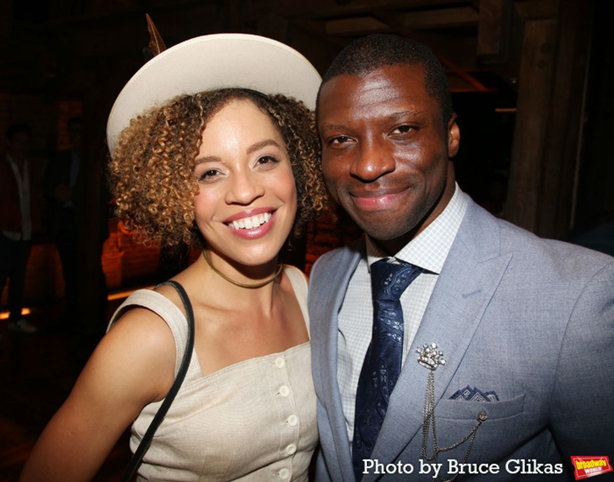 Sasha Hutchings and Michael Luwoye at 