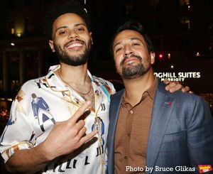 Trey Curtis and Lin-Manuel Miranda  Photo