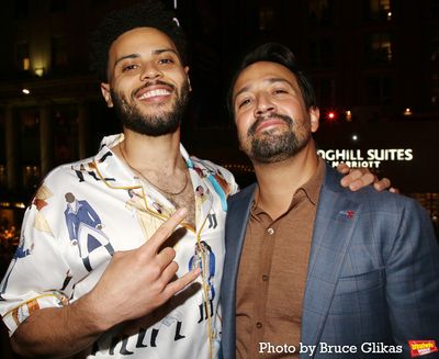 Trey Curtis and Lin-Manuel Miranda  Photo