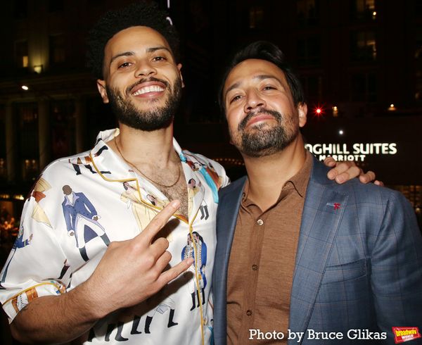 Trey Curtis and Lin-Manuel Miranda  Photo