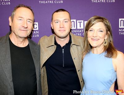 Sam Robards, Will Harrison and Victoria Clark Photo