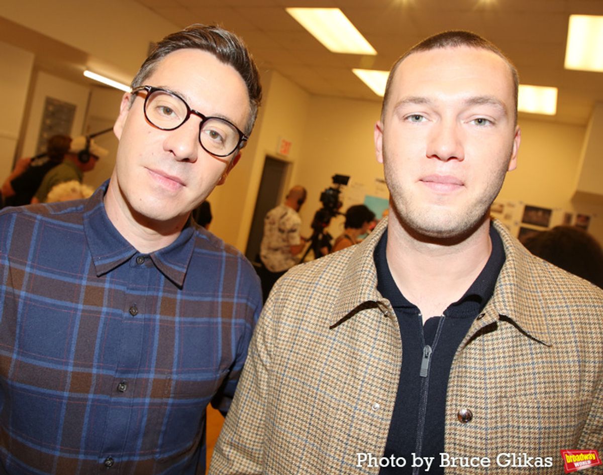 Playwright James Graham and Will Harrison  at 