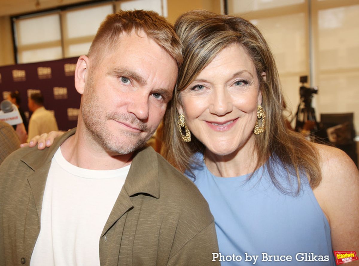 Director Adam Penford and Victoria Clark at 