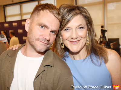 Director Adam Penford and Victoria Clark Photo