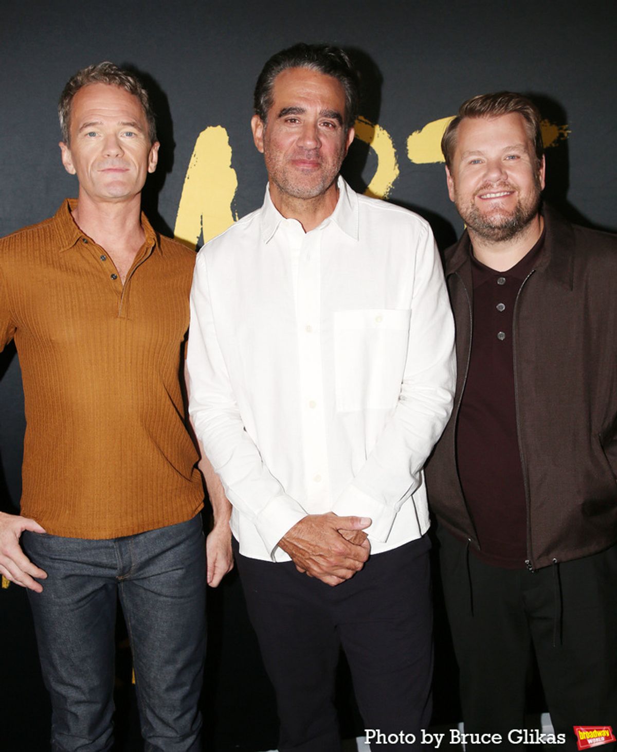 Neil Patrick Harris, Bobby Cannavale and James Corden  at 