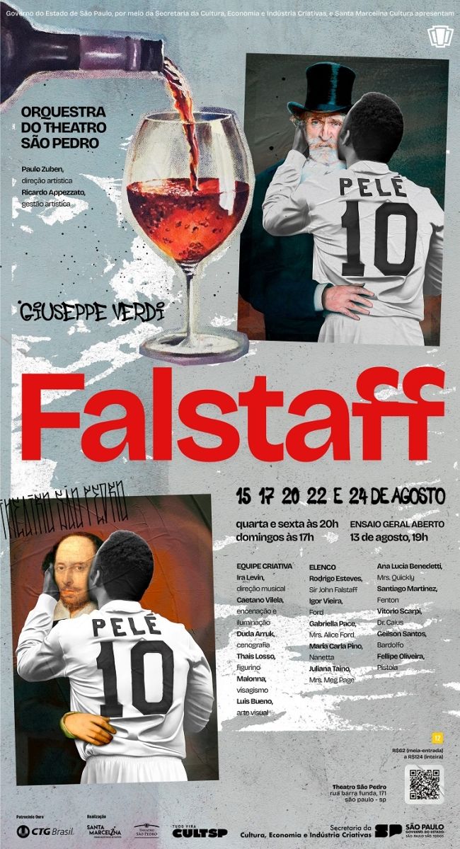 Theatro São Pedro Presents Verdi’s FALSTAFF, a Comic Opera Based on Shakespeare  Image