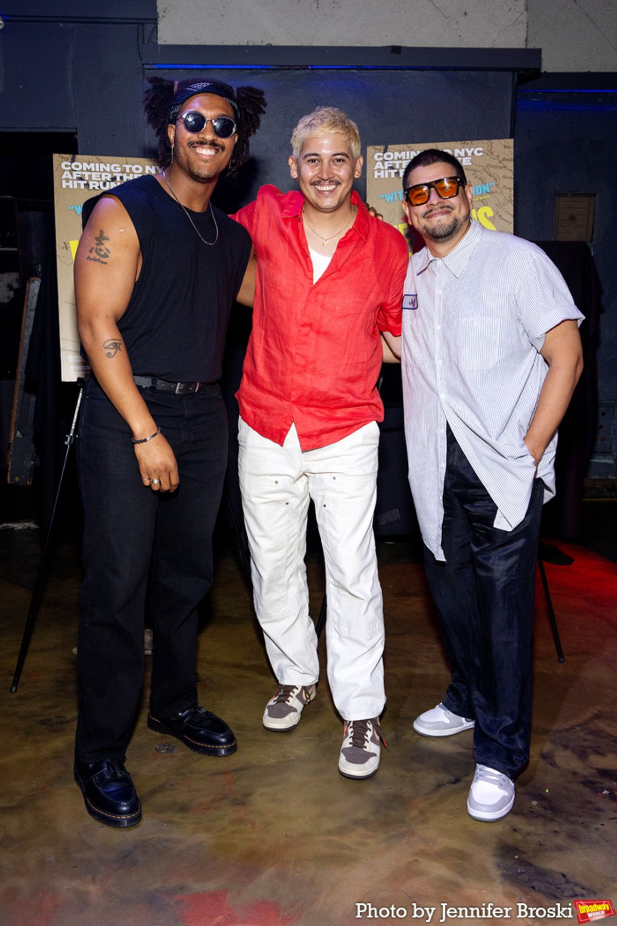 Nygel D. Robinson, David Mendizábal, Brian Quijada at 