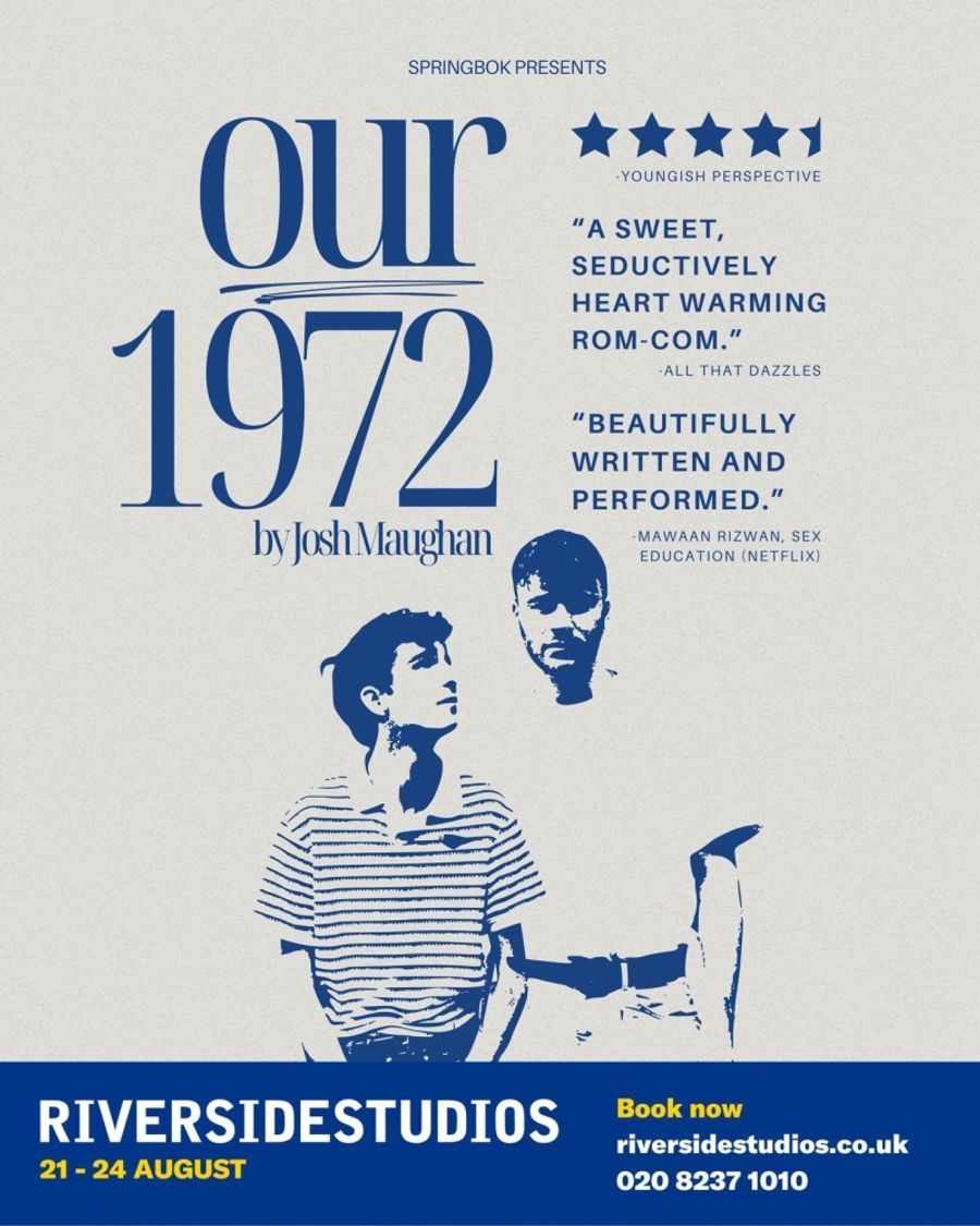 Guest Blog: Josh Maughan on Indulging in the Queer Rom-Com Ahead of OUR 1972 at Riverside Studios Image
