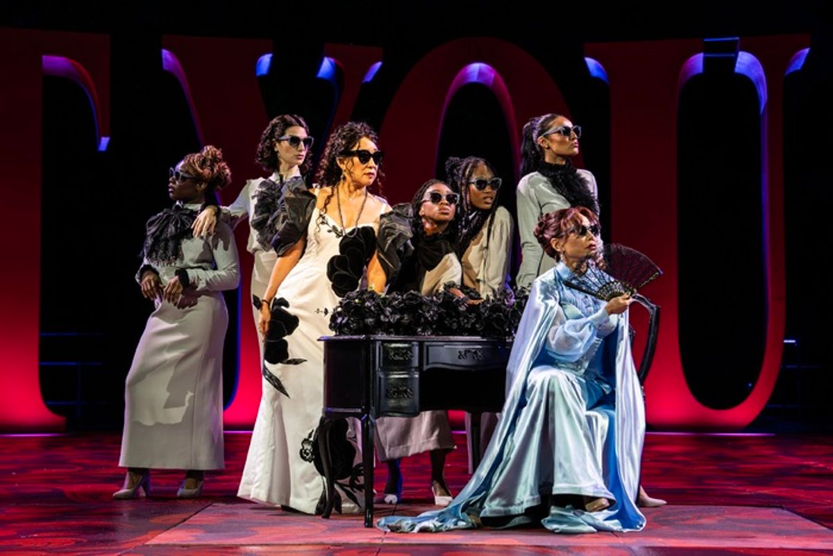 Daphne Rubin-Vega, Sandra Oh and cast at 