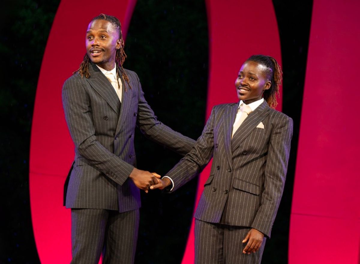 Junior Nyong'o and Lupita Nyong'o at 