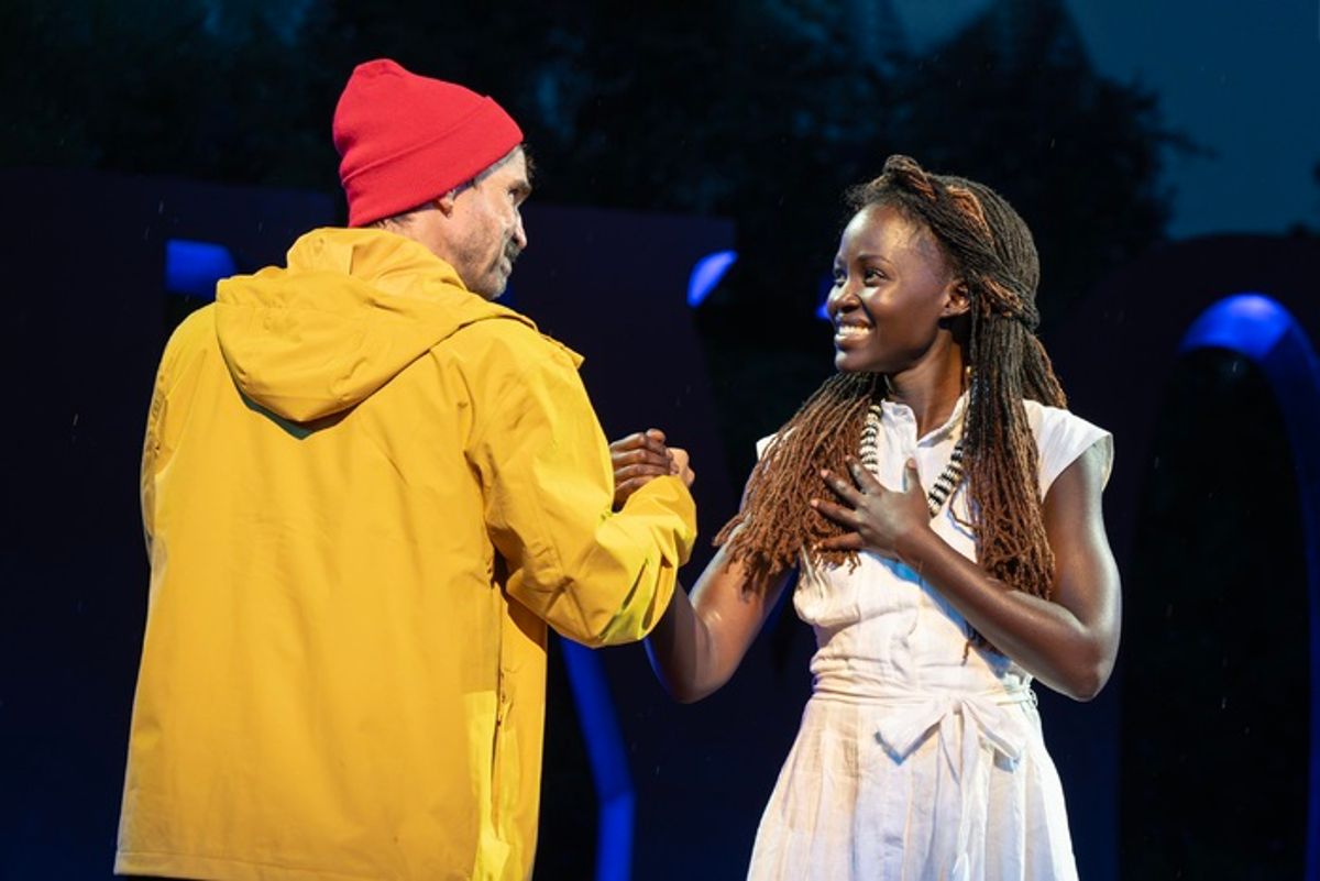 Joe Tapper and Lupita Nyong'o at 