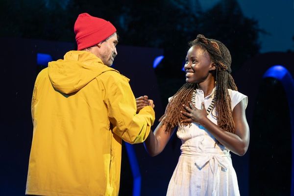 Joe Tapper and Lupita Nyong'o Photo