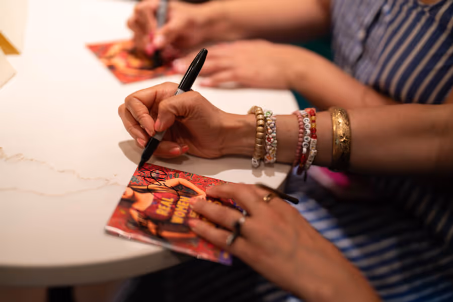 Photos: REAL WOMEN HAVE CURVES Cast Album CD Signing Event Image