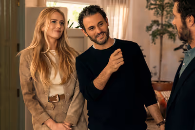 Justine Lupe, Arian Moayed  Photo