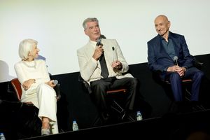 Helen Mirren, Pierce Brosnan, and Ben Kingsley  Photo