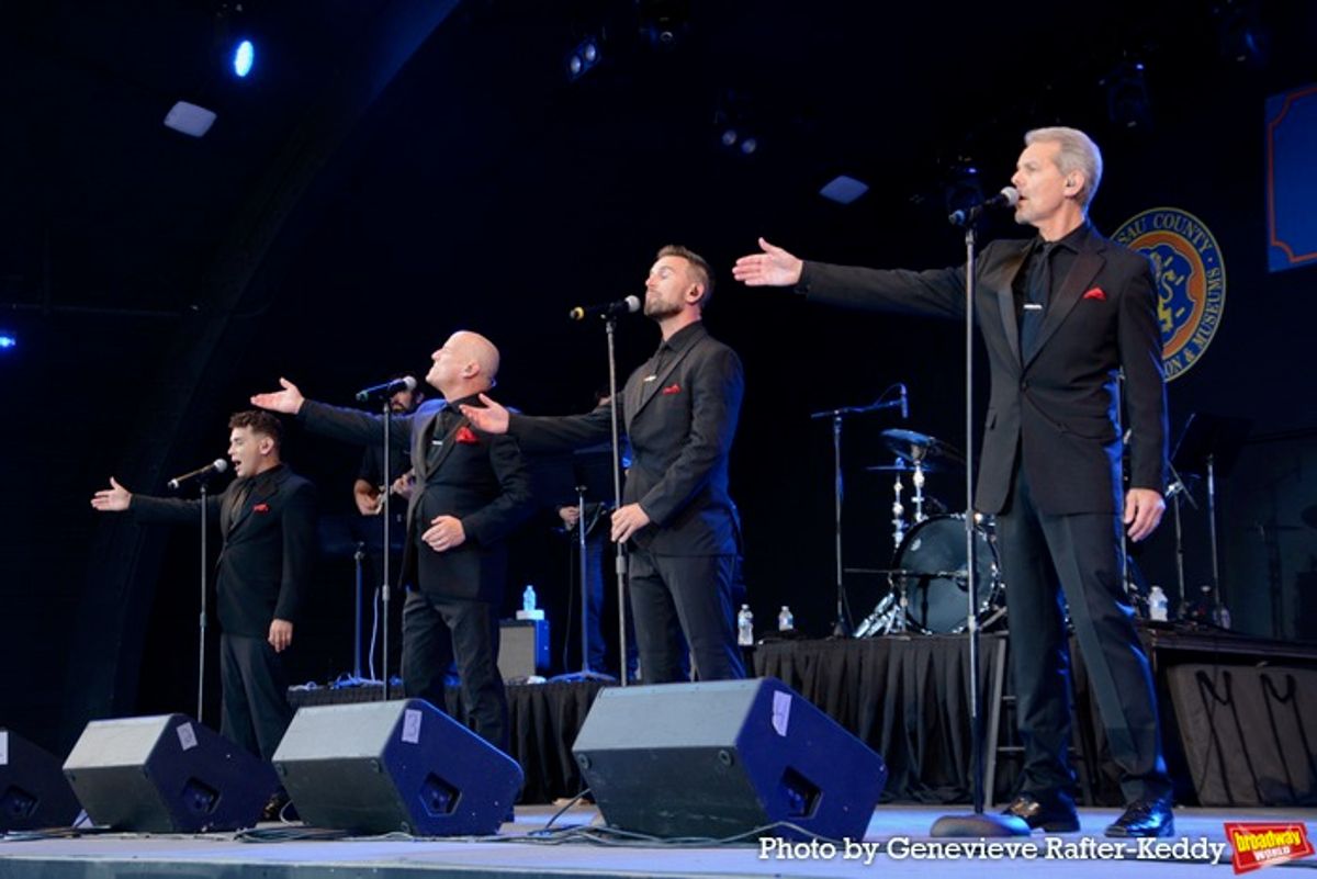 Michael Longoria, Christian. Hoff, Daniel Reichard and J. Robert Spencer at 