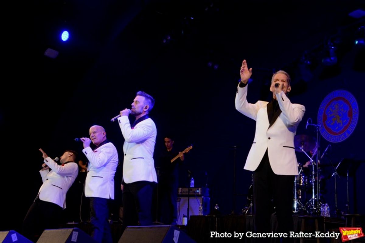 Michael Longoria, Christian. Hoff, Daniel Reichard and J. Robert Spencer at 