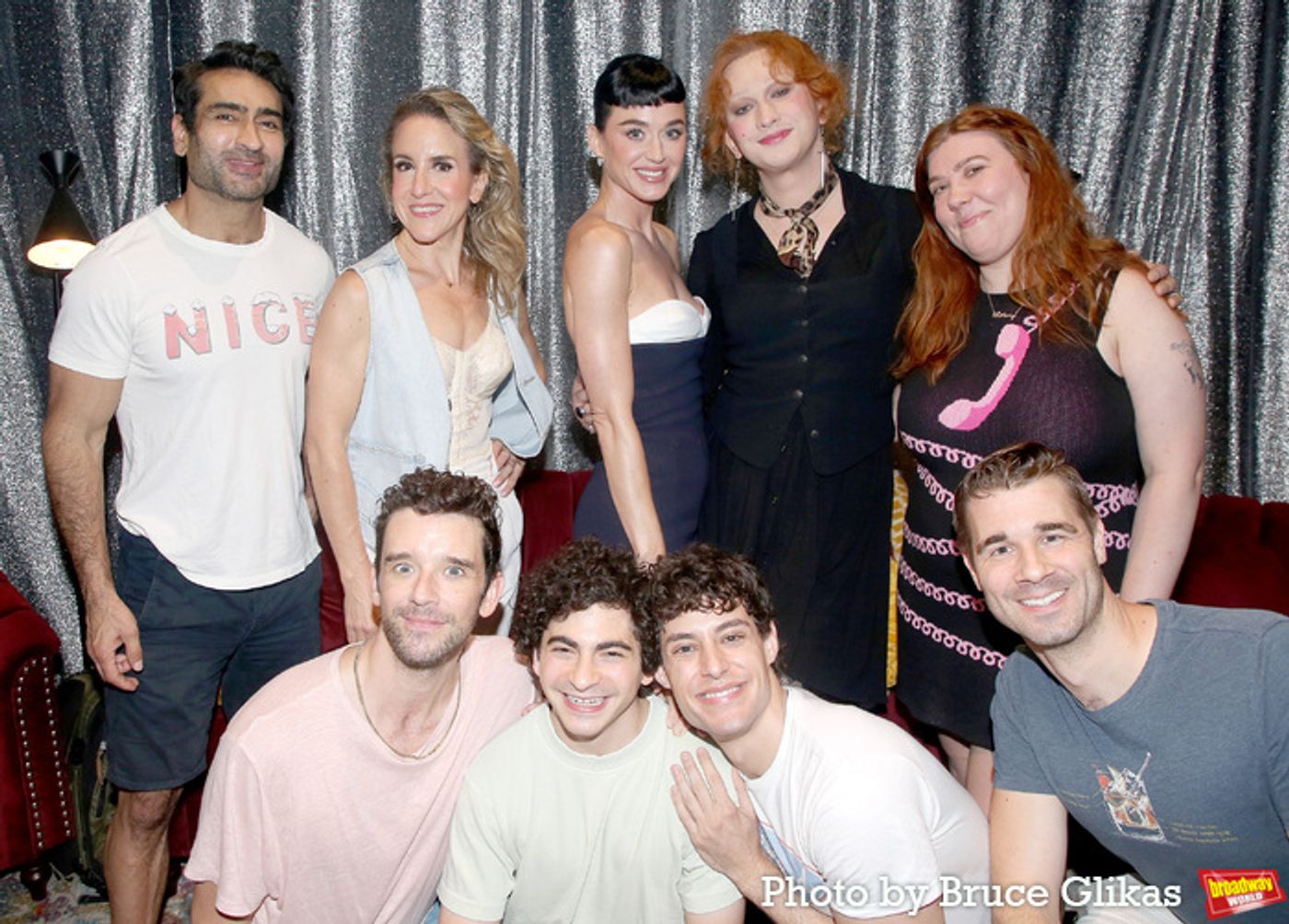 Photos: Katy Perry Visits the OH, MARY! Cast Backstage  Image