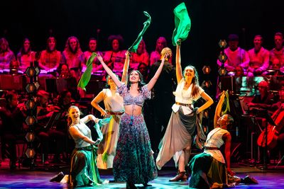 Christine Allado and the ensemble  Photo
