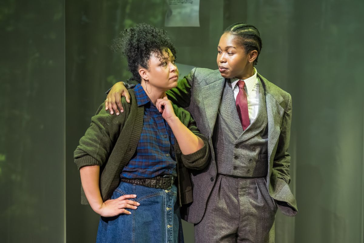 Amber James, Gloria Obianyo at 