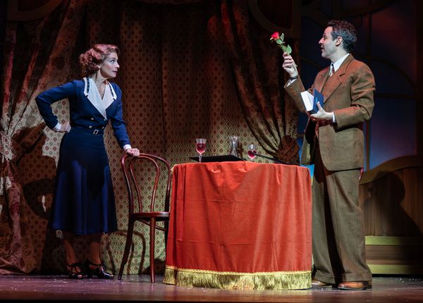 Elena Shaddow as Amalia and Andrew Leeds as Georg Photo