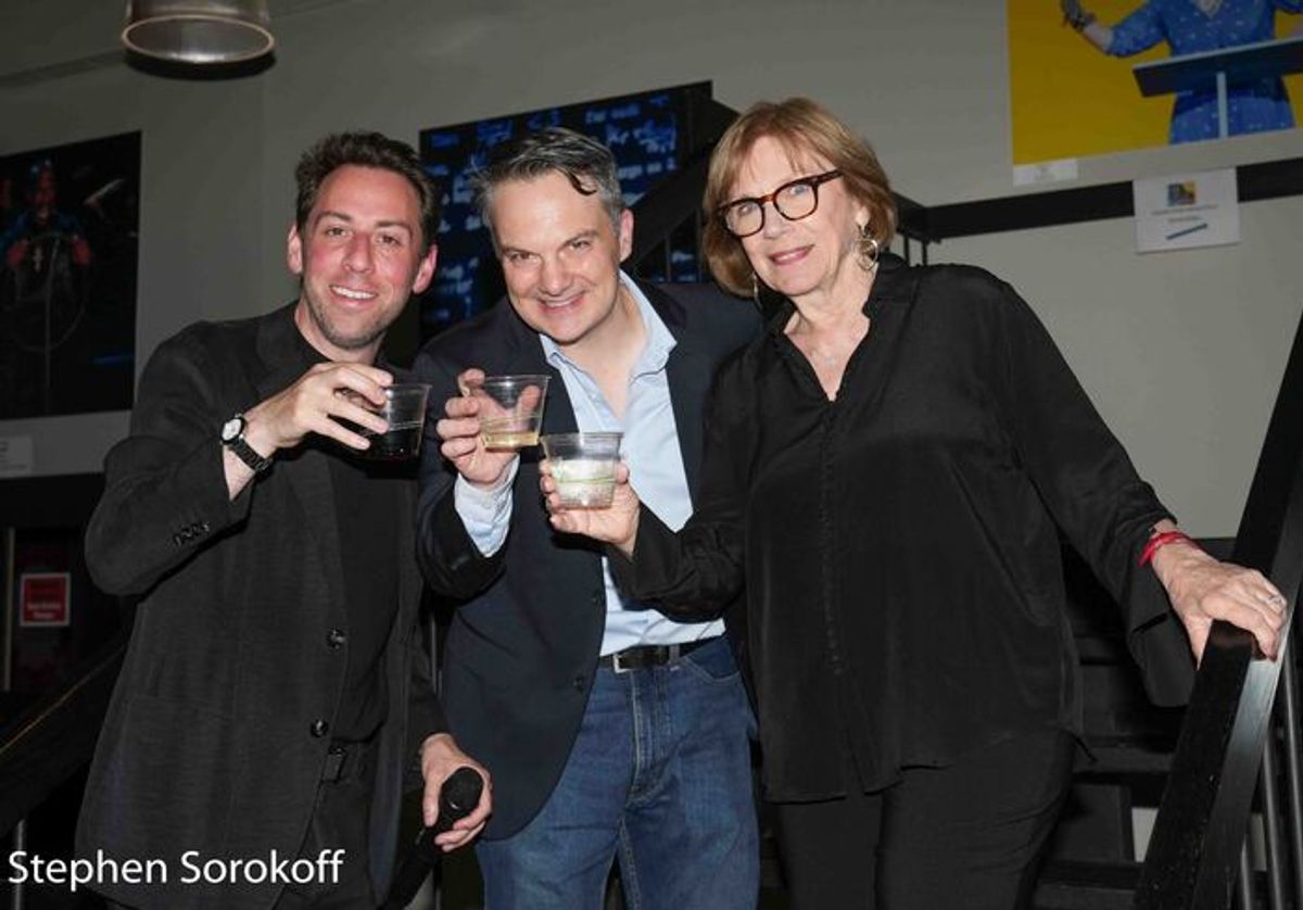 Alan Paul, Vadim Feichtner, Julianne Boyd at 