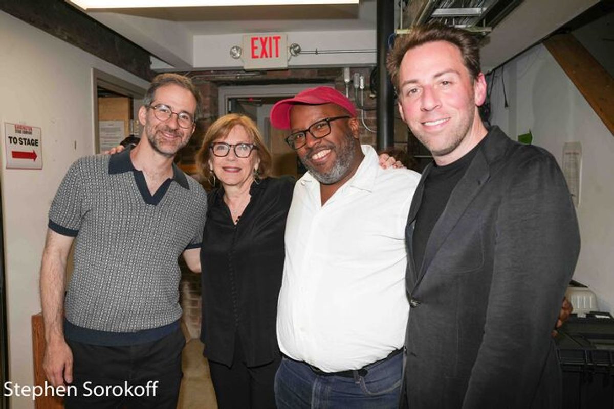 Will Aronson, Julianne Boyd, Michael R. Jackson, Alan Paul at 