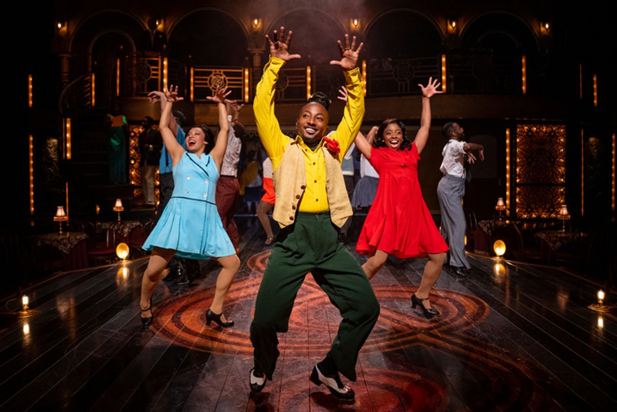 Wesley J. Barnes and the cast at 