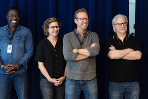 Chiké Johnson, Jenna Fischer, Lee Kirk and Don Tieri Photo
