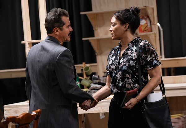 John Leguizamo and Luna Lauren Velez  Photo
