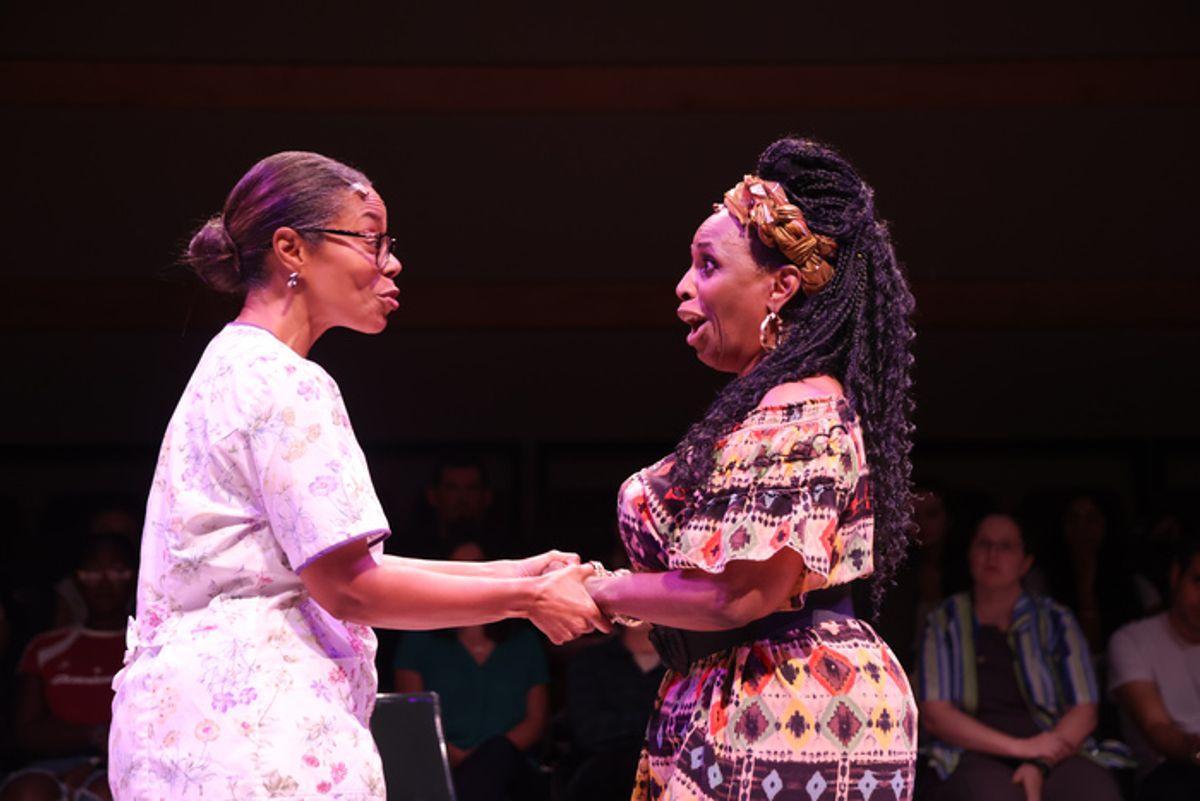 Hazel Edmond and Yolanda Rabun at 