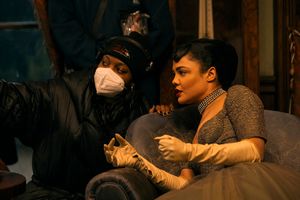 Director Nia DaCosta and Tessa Thompson Photo