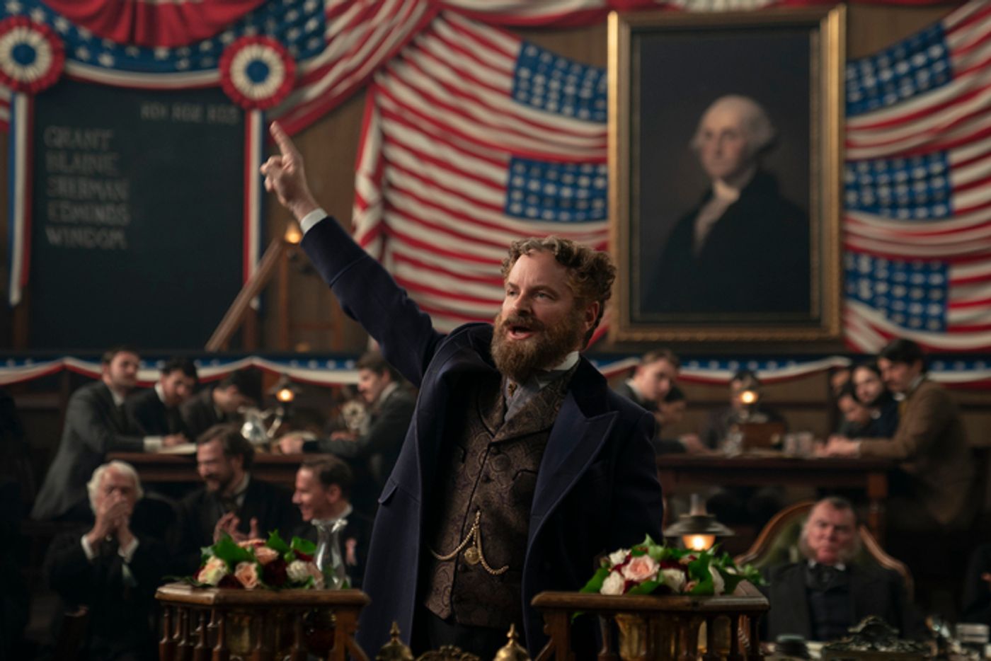 Photos: Betty Gilpin, Bradley Whitford, & More in DEATH BY LIGHTNING Historical Drama Series  Image