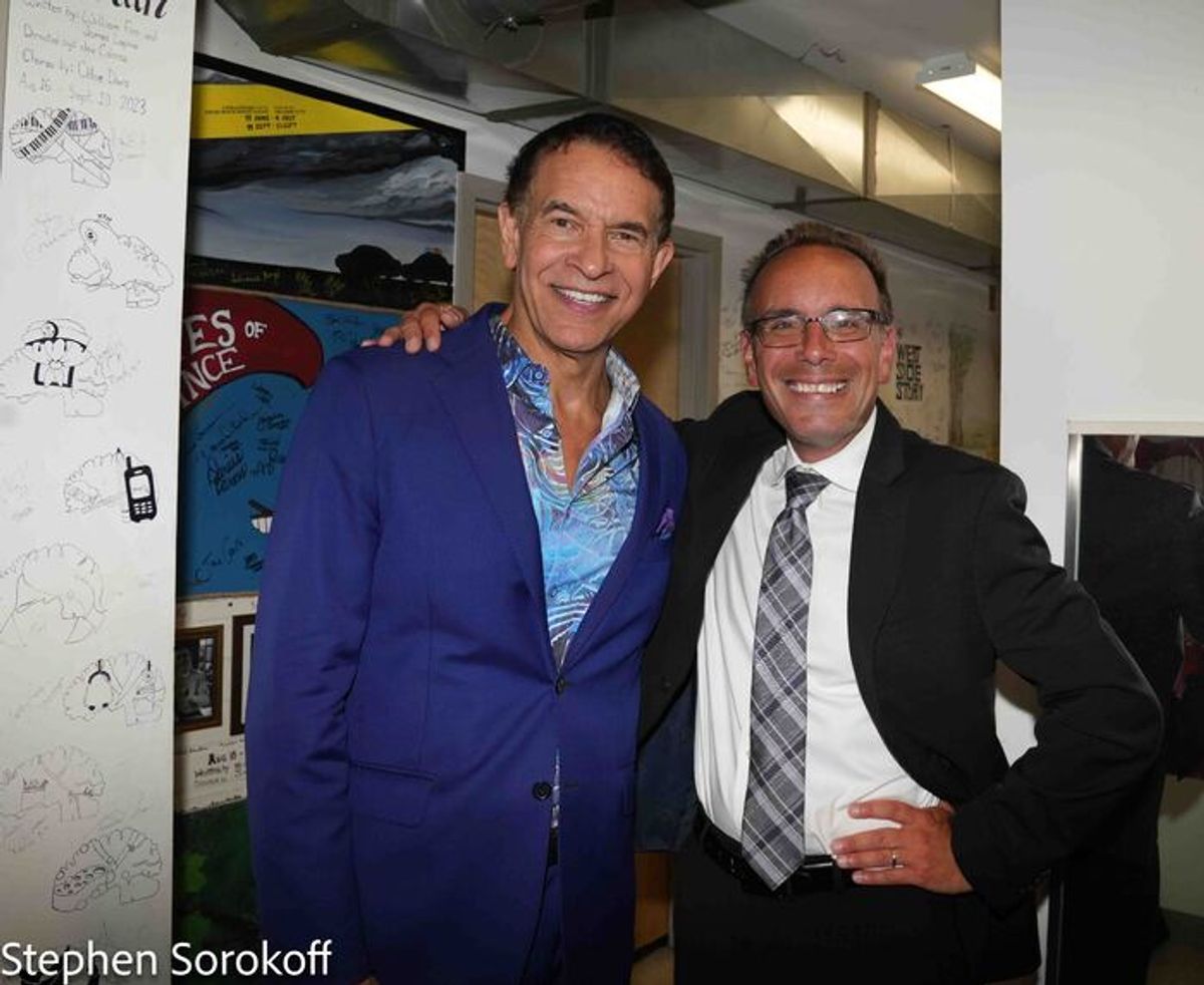 Brian Stokes Mitchell & Tedd Firth at 