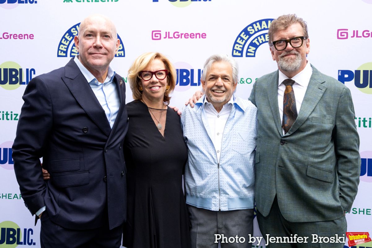 Patrick Willingham, Pat Fili-Krushel, Luis A. Miranda, Jr., Oskar Eustis at 