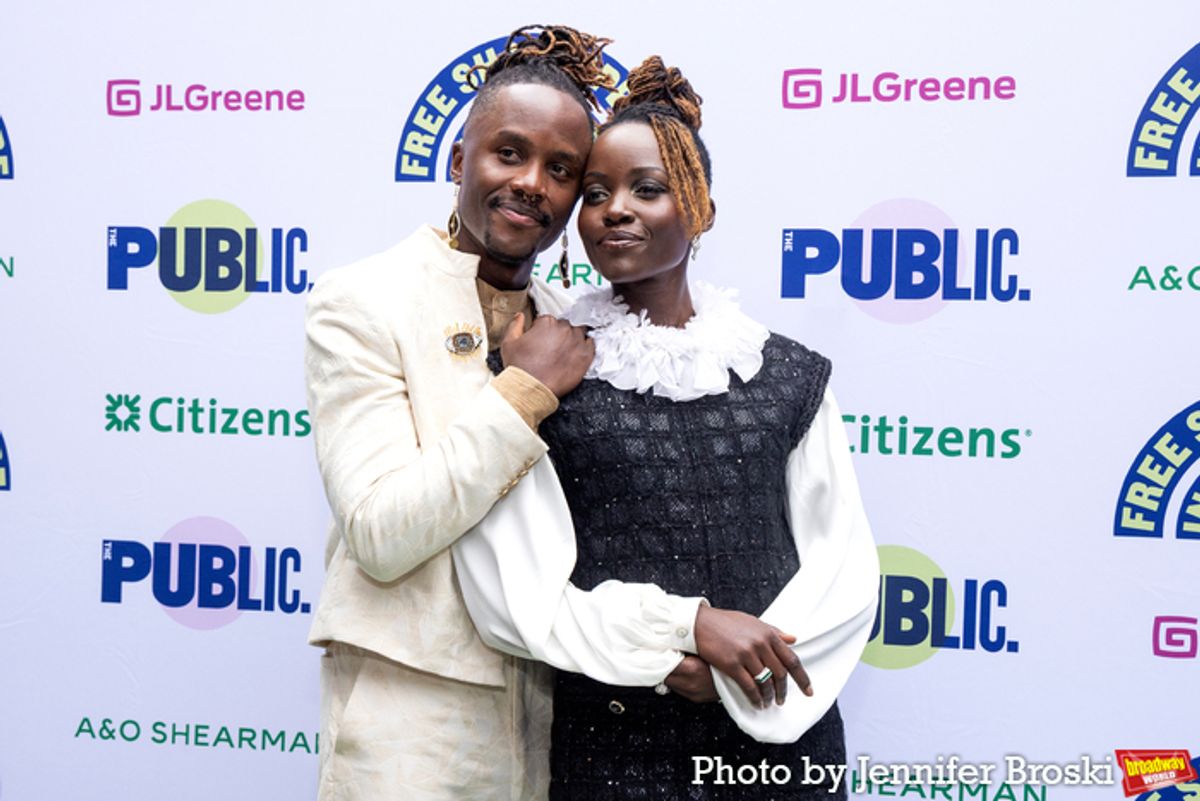 Junior Nyong'o, Lupita Nyong'o at 