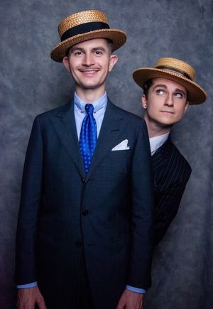 Mike Davis and Bryce Edwards. Photo credit: Stephen Mosher @ BroadwayWorld Mike Davis and Bryce Edwards. Photo credit: Stephen Mosher Photo