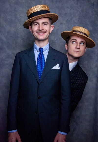 Mike Davis and Bryce Edwards. Photo credit: Stephen Mosher Photo