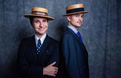 Bryce Edwards and Mike Davis. Photo credit: Stephen Mosher Photo